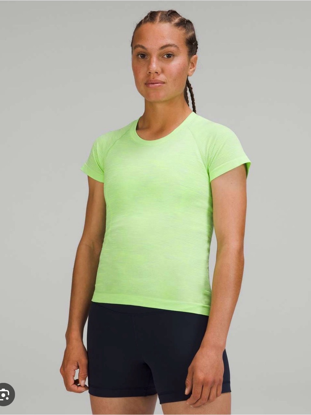 lululemon athletica Scream Green Swiftly tech short Sleeve race-length Tee